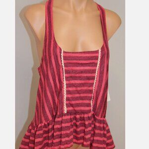 NWT Lucky Brand Swimsuit Bikini Cover up Top COR